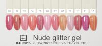 Ice Nova | Gel Nail Nude Color With Glitter