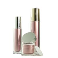 Acrylic Jar And Lotion Packaging Set In Pp Plastic For Cosmetics