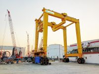 Straddle Carrier Tires Rtg Container Gantry Crane For Sale