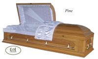 Pine Wood Funeral Casket