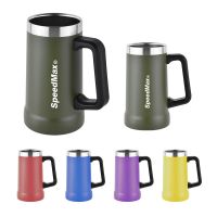 24oz Stainless Steel Beer Mug Double-wall vacuum insulated