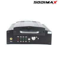 Compact 4 Channel Mobile Dvr H.264 Hdd With Panic Button Built - In Gps