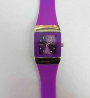 alloy silicon  jelly watch for lady man