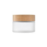 Wholesale Luxury 30ml 80ml Perfume Glass Bottle with Bamboo Joint Cap