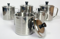 304 stainless steel mug Portable collapsible stainless steel camping cup
