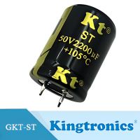 Kingtronics Kt GKT-ST 2200uF 50V +/-20% D:22*35mm, 105C 2000hr Bulk RoHS