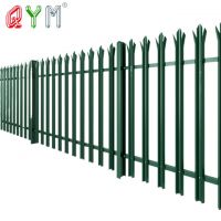 Galvanized Palisade Fence Steel Fence Panel Metal Palisade Garden Fencing