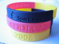 Silicone wristbands