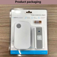 China Factory Price Home Wireless Doorbell Indoor Waterproof Door Chime Doorbell Kit