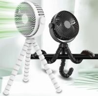 Hot Selling Octopus Adjustable Portable Rechargeable USB Fan Battery Mini Tripod Clip Fan Outdoor Baby Stroller Fan