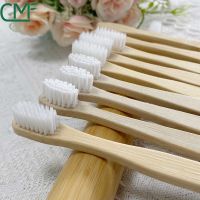 OEM ODM Bamboo toothbrush , Cheap wholesale hotel Toothbrush Customized white color 4 in packs Kids Adult Toothbrushes black color
