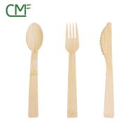 Biodegradable  Disposable Bamboo Cutlery Set