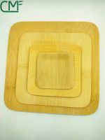 2024 Eco-friendly Food Round Plate Dish Takeaway Biodegradable Compostable Dinner Plates Sets Disposable Round Bamboo Plate