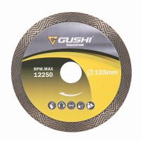 High Quality GUSHI Tools 125mm Wave Turbo Diamond Saw Blade for cutting marble and granite