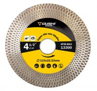 Factory Direct Sale GUSHI Tools 115/125mm X Turbo Diamond Saw Blade for cutting/grinding ceramic/tile/granite