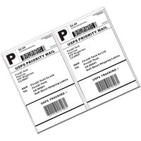 A4 Adhesive Half Paper Label Sheet Labels Blank for Express Shipping
