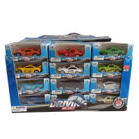 12 Models Racing Die Cast Metal Cars Alloy Vehicle Toy 1:64 Scale Toy