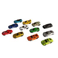 12 Models Racing Die Cast Metal Cars Alloy Vehicle Toy 1:64 Scale Toy