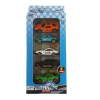 5-pack 1:64 Scale Diecast Metal Cars Sliding With Pad Printing Window Box Packaging Vehicle Model