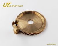 Brass fishing reel gear