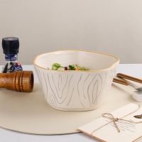 Annual Ring Collection Ceramic Noodle Bowl