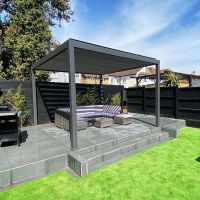 Event Terrace Roof Arches Aluminum Gazebo Pergola