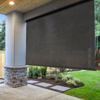 OEM Outdoor UV Protection Electric Roller Blinds