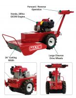 Maxim MBC190H 26 inch 389cc (Honda) Walk Behind Brush Cutter