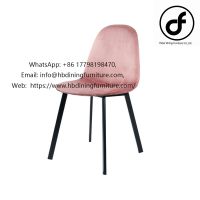 Dining Furniture Wholesale Nordic Upholstered Living Room Restaurant Colorful Velvet Dining Chairs