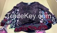 Premium Quality Women's Blouses Long Sleeved in Dark Colors $3.00 a pound