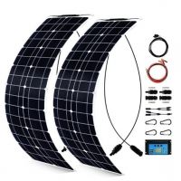  300w Monocrystalline Usb Solar Panel Kit For Motorhome 50a 12-24v