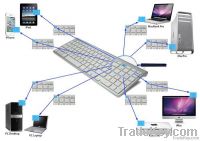 Bluetooth Mac Compatible Keyboard Multi-host switchable