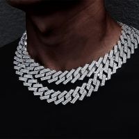 Solid 925 Sterling Silver Men's Miami Cuban Link Chain, Men Hip Hop Chain, Thick Italian Necklace Or Bracelet For Men