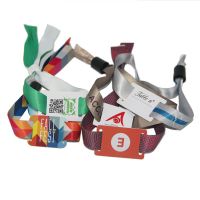 Oem Rfid Fabric Wristbands For Events