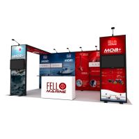 10x20ft Modular Aluminum easy assembly exhibition trade show display booth