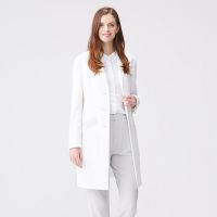 hospital doctor uniform unisex scrub uniform white medical consultation jacket lab coat