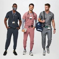 Custom Breathable Hospital Uniform Nurse Medical Scrub