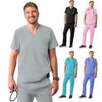 Custom Breathable Hospital Uniform Nurse Medical Scrub