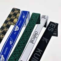 custom logo elastic printing band rubber tape for clothing