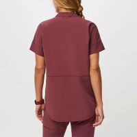 hospital medical neutral scrubs burnt orange uniforms sets nurse for woman