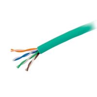 Cat5e Bulk Unshielded (UTP) Ethernet Network Cable Green PVC Jacket