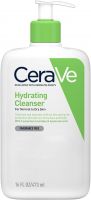 CeraVe Hydrating Cleanser for Normal to Dry Skin 473ml with Hyaluronic Acid & 3 Essential Ceramides