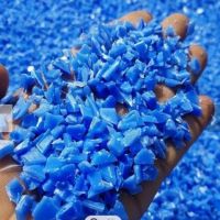 Wholesale recycled HDPE blue drum plastic scraps