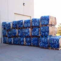 HDPE blue drum baled scrap / READY TO EXPORT HDPE PLASTIC SCRAP BLUE DRUM IN BALED