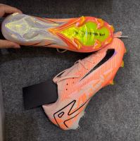 16th Built-in Full Air Cushion White Orange Blue Yellow Waterproof Knitted Fg Football Shoes
