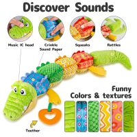 Explore Measure Product And The Triggers Baby‘s’multi-sensory Cognition With Alligator Plush Toy