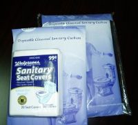 Disposable toilet seat cover