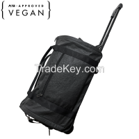 Convertible garment duffle bag with trolley and wheels