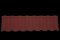 colored stone chips coated steel roof tile