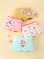 Children Cartoon Cotton Panties Toddler Ropa Interior Girls Underwear Cute Kids Boxer Briefs Boy Boxers